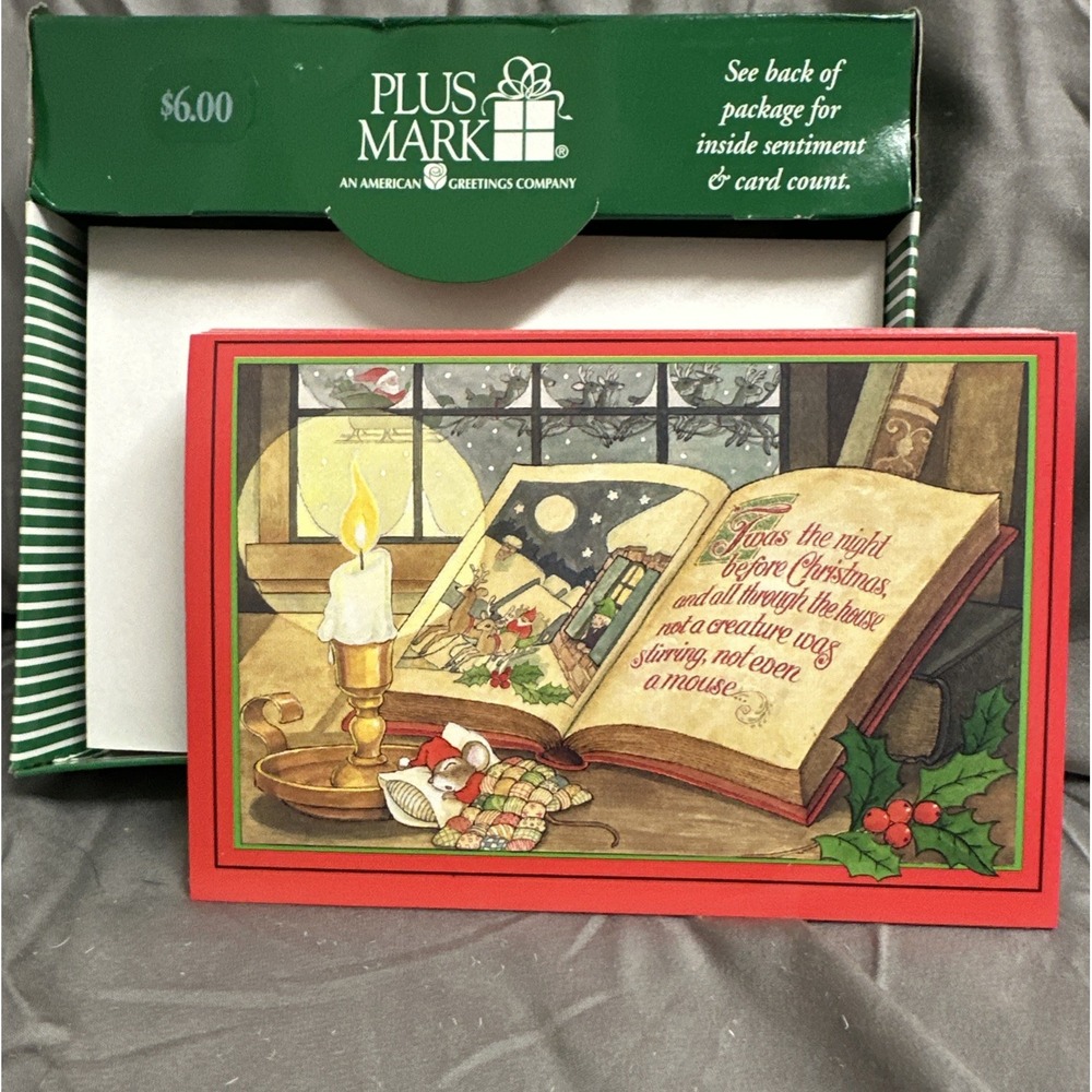 Vintage  Christmas Cards Box